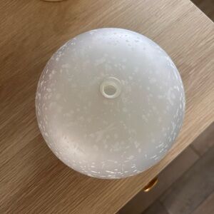 Casaluna Frosted White Glass Essential Oil Diffuser